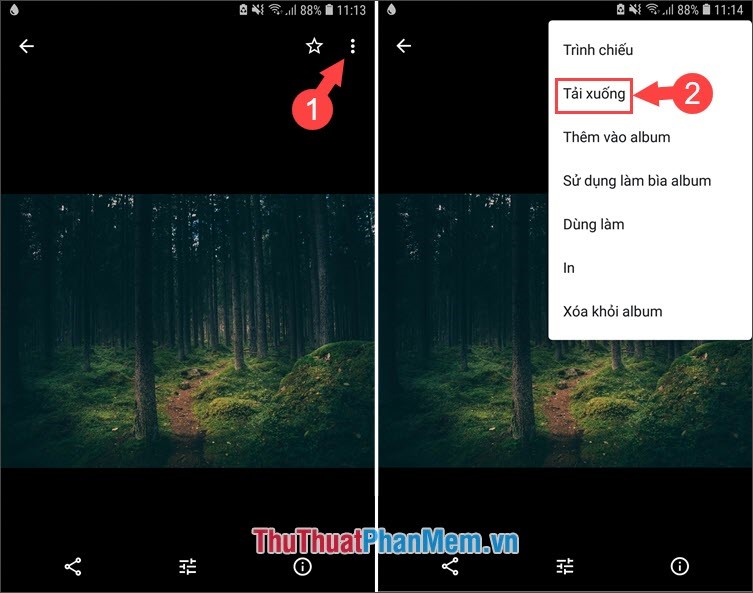 How to download photos from Google Photos to iPhone and Android phones easily Picture 8