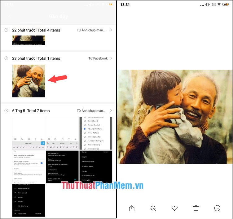 How to download photos on Facebook to your iPhone, Android Picture 6