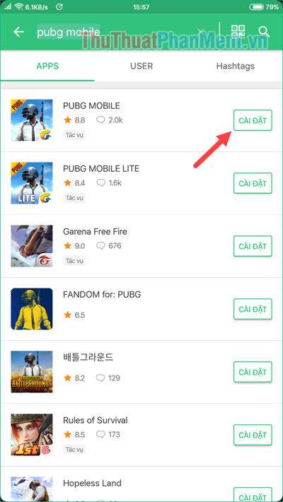 How to download PUBG Mobile internationally when you do not want to download PUGB Mobile VNG Picture 4