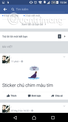 How to download sticker Funny purple bird on Facebook Picture 12