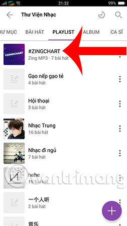 How to download the entire Zing MP3 Playlist to your phone Picture 5