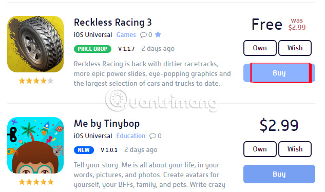 How to download the free application is completely free on iPhone / iPad Picture 2