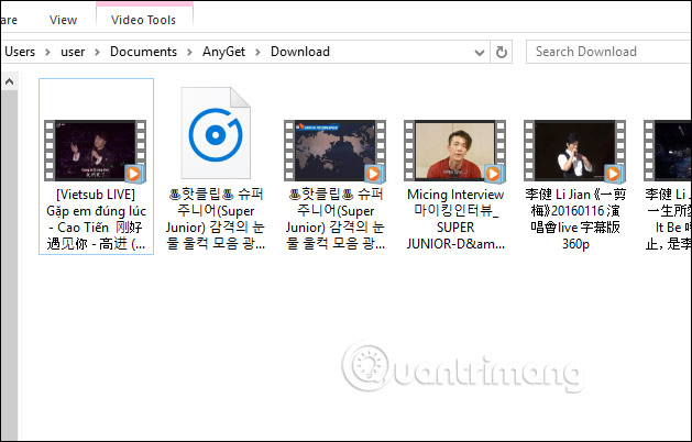 How to download videos and audio on AnyGet Windows 10 Picture 7