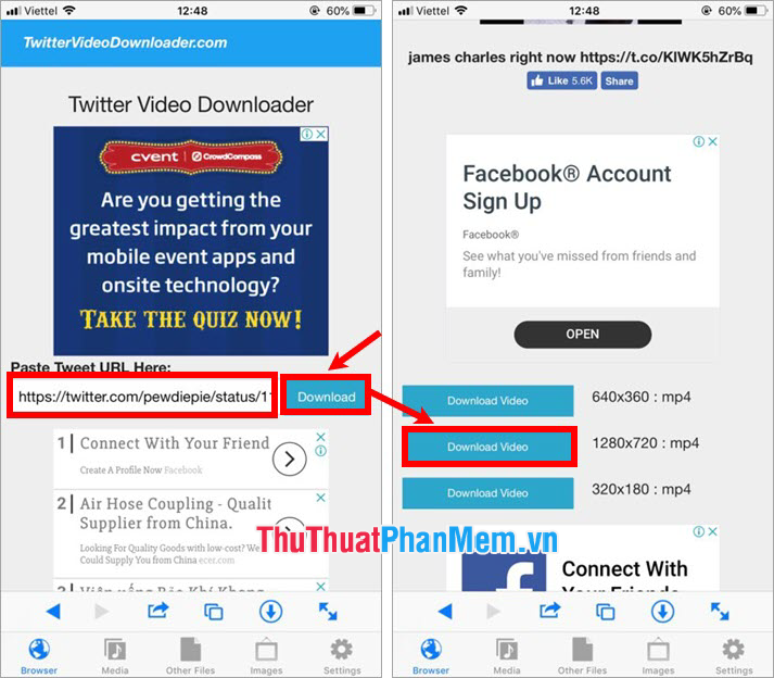 How to download videos from Twitter to iPhone, Android devices easily Picture 8