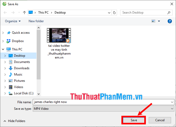 How to download videos from Twitter to your computer simply Picture 5