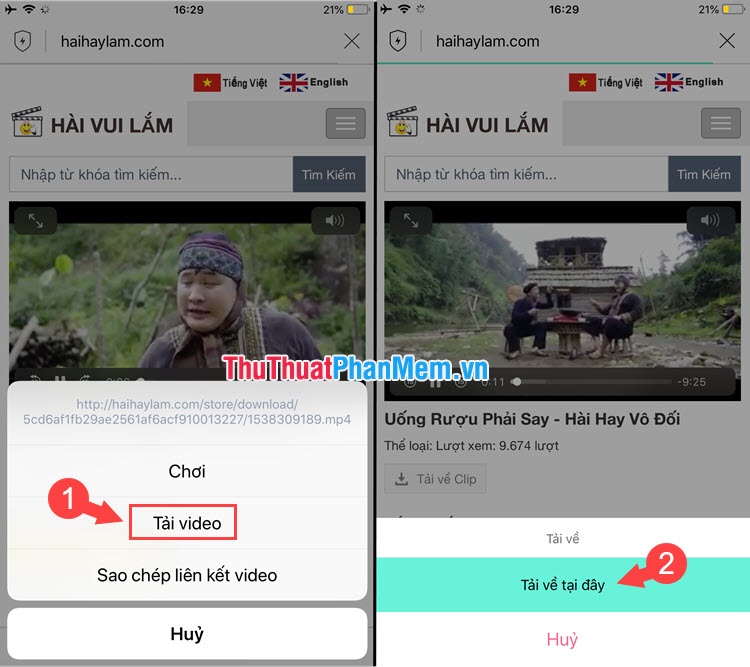 How to download videos from websites to iPhone is simple Picture 8