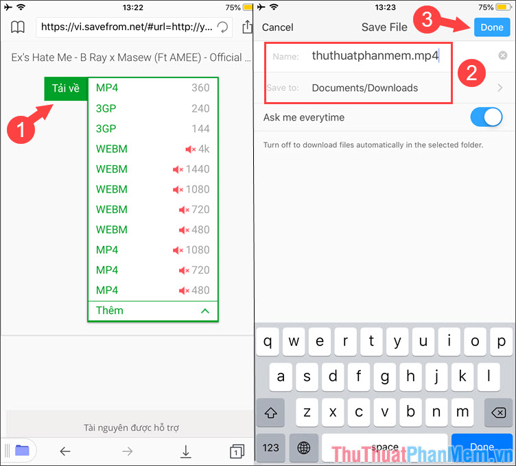 How to download videos from YouTube to your phone quickly and easily Picture 4