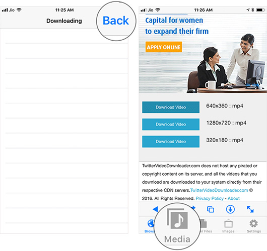 How to download videos on Twitter to iPhone Picture 8
