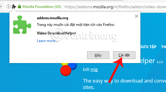 How to download videos on Web browser with Video Download Helper Picture 11