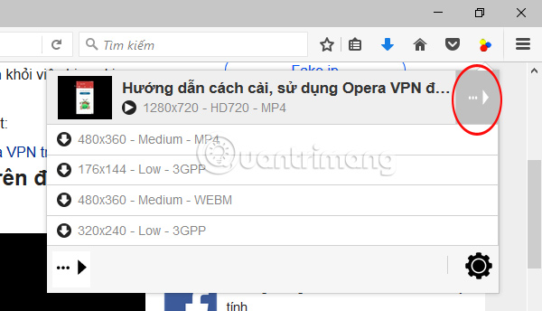 How to download videos on Web browser with Video Download Helper Picture 13