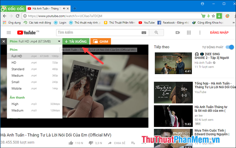 How to download videos on Youtube fastest in 2020 Picture 6