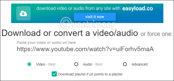 How to download videos, playlists on Youtube and more than 2000 other websties Picture 2