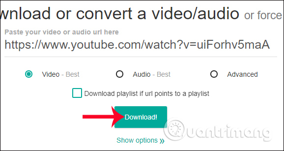 How to download videos, playlists on Youtube and more than 2000 other websties Picture 5