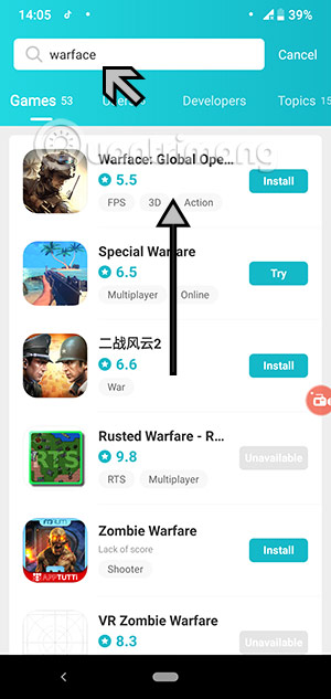How to download Warface Mobile on your phone Picture 1