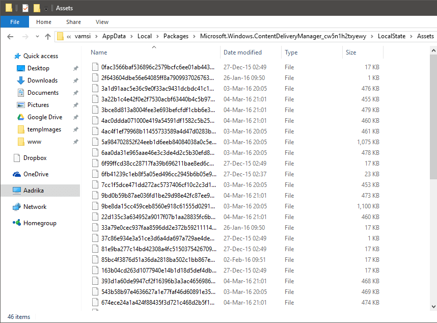 How to download Windows 10 lock screen image from Spotlight to your device Picture 4