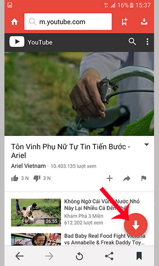How to download Youtube videos on Samsung J7 Prime phone Picture 7