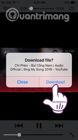 How to download YouTube videos to iPhone phones Picture 20