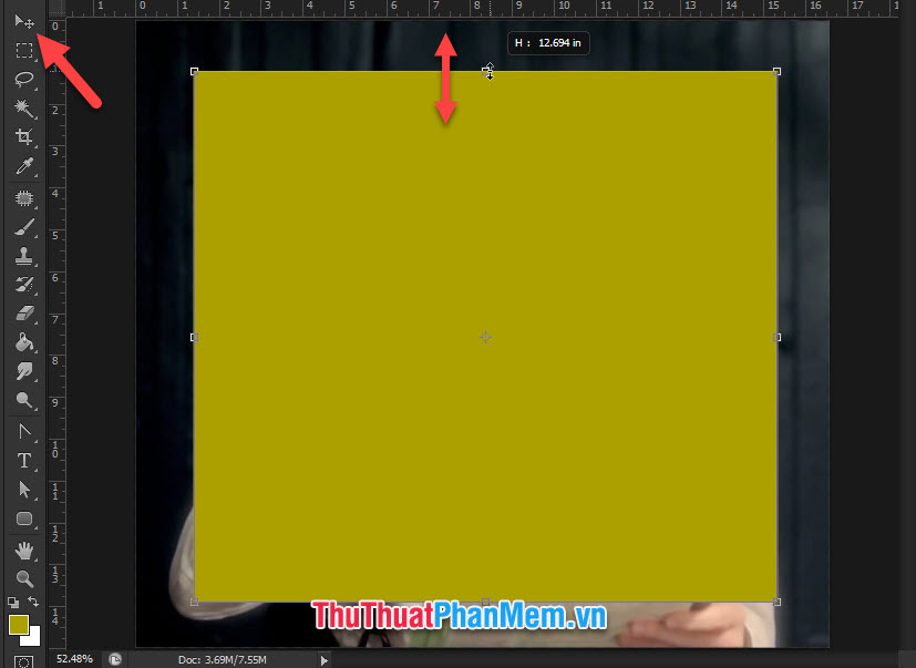 How to draw a frame, create a border using Photoshop Picture 10