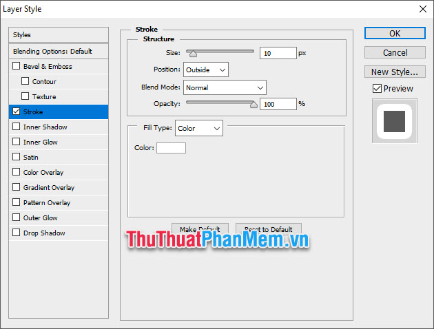 How to draw a frame, create a border using Photoshop Picture 14