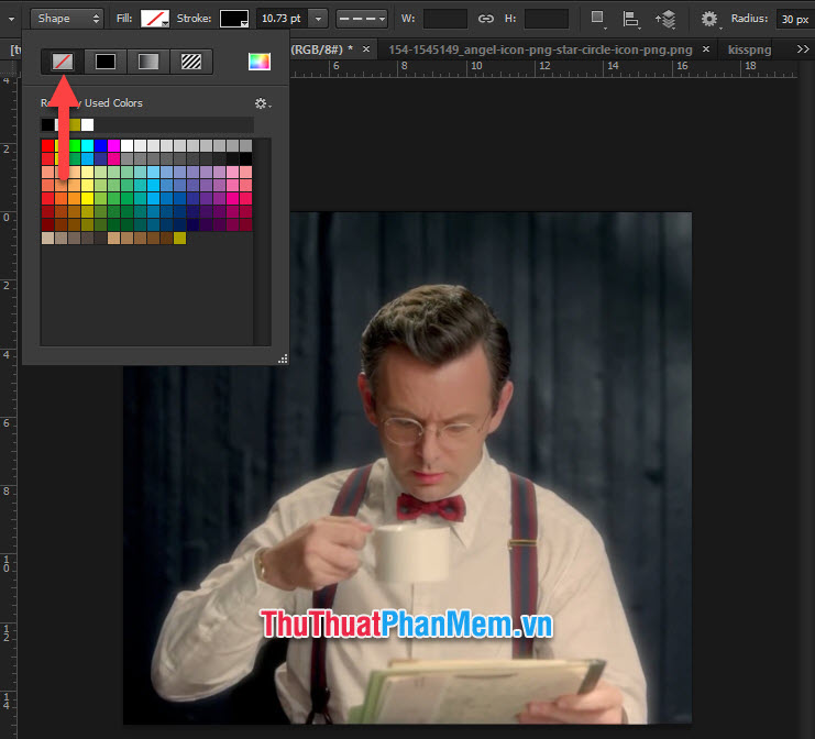 How to draw a frame, create a border using Photoshop Picture 20
