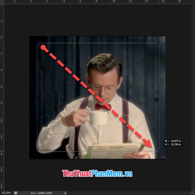 How to draw a frame, create a border using Photoshop Picture 25