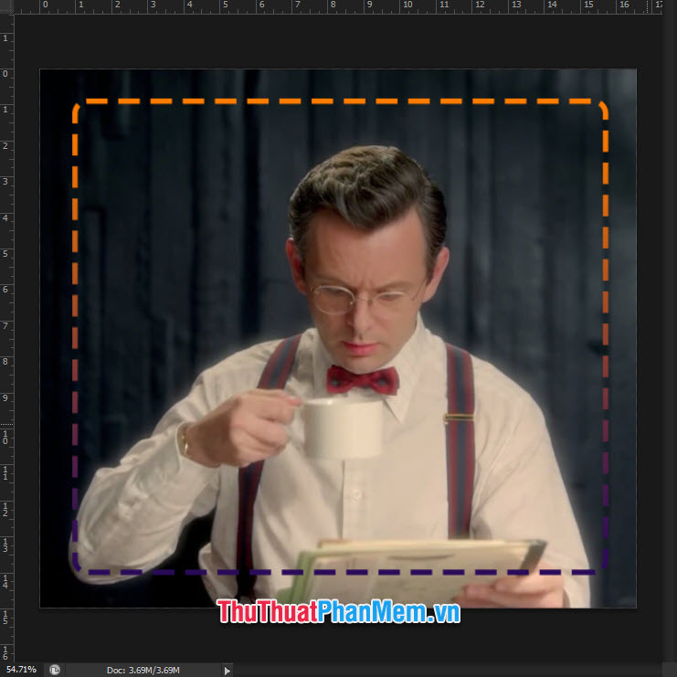 How to draw a frame, create a border using Photoshop Picture 26
