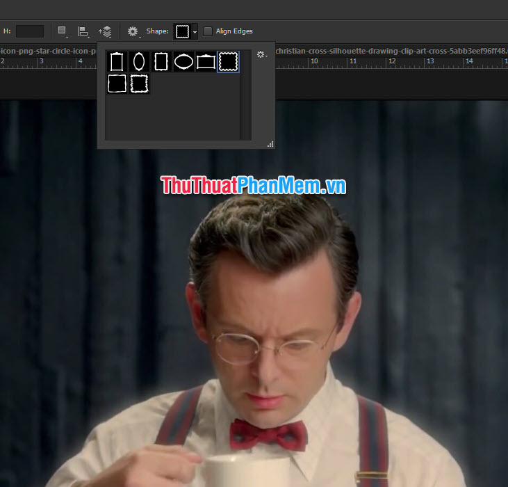How to draw a frame, create a border using Photoshop Picture 29