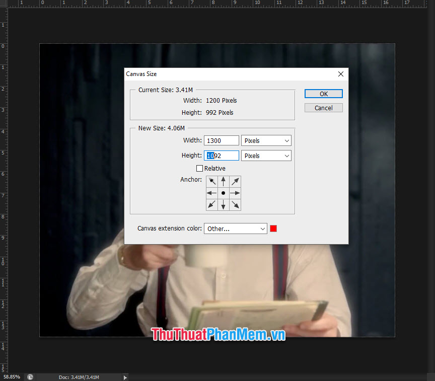 How to draw a frame, create a border using Photoshop Picture 3