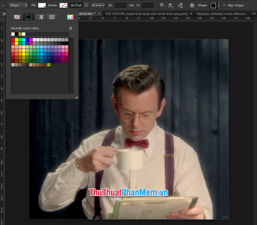 How to draw a frame, create a border using Photoshop Picture 30