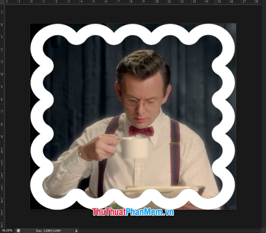 How to draw a frame, create a border using Photoshop Picture 31