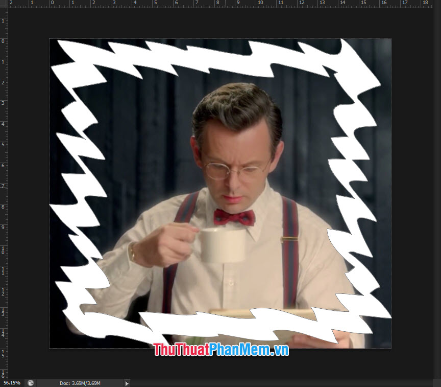 How to draw a frame, create a border using Photoshop Picture 32