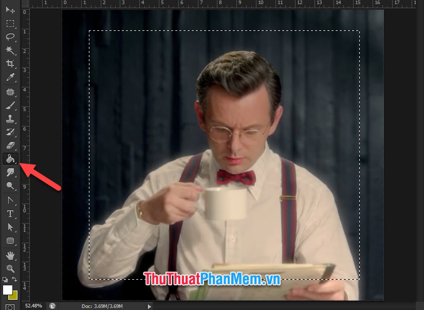 How to draw a frame, create a border using Photoshop Picture 9