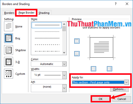 Picture 14 of How to draw a frame in Word