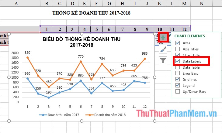 Biểu đồ đường trong Excel giúp bạn dễ dàng trình bày các dữ liệu phức tạp một cách rõ ràng và dễ hiểu. Hãy xem hình ảnh để tìm hiểu cách sử dụng Excel để tạo ra những biểu đồ đường xuất sắc nhất.