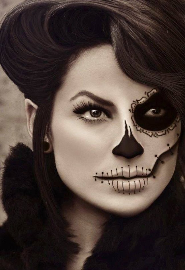 How to draw a mysterious, attractive mask for Halloween night Picture 15