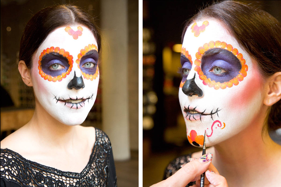 How to draw a mysterious, attractive mask for Halloween night Picture 9