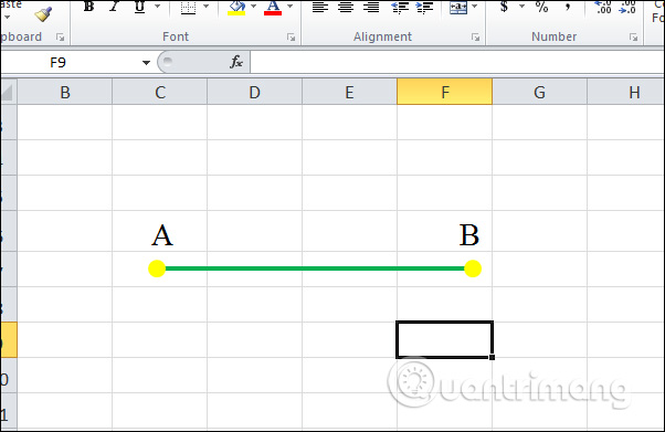 Picture 15 of How to draw a straight line, draw an arrow in Excel