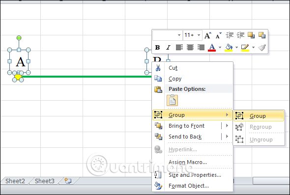 Picture 16 of How to draw a straight line, draw an arrow in Excel