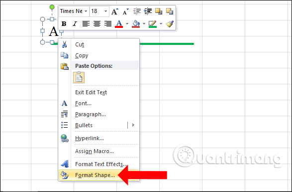 Picture 8 of How to draw a straight line, draw an arrow in Excel