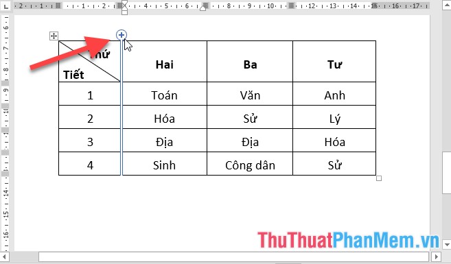 How to draw a table - Add, edit, and delete columns in a table in Word 2016 Picture 10