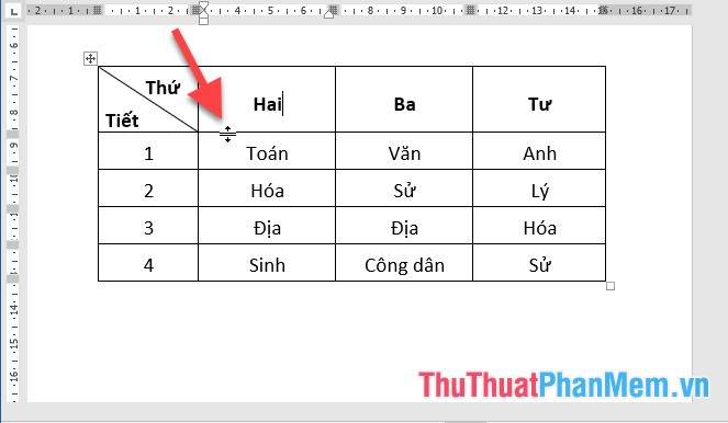 How to draw a table - Add, edit, and delete columns in a table in Word 2016 Picture 12