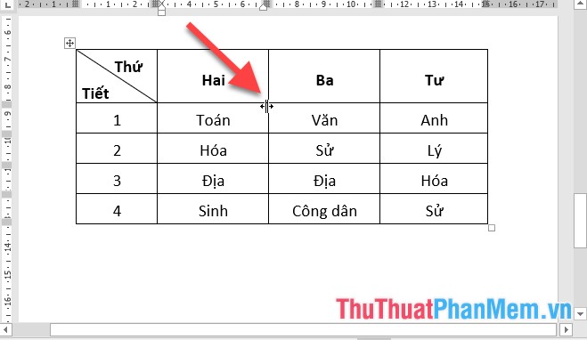 How to draw a table - Add, edit, and delete columns in a table in Word 2016 Picture 13