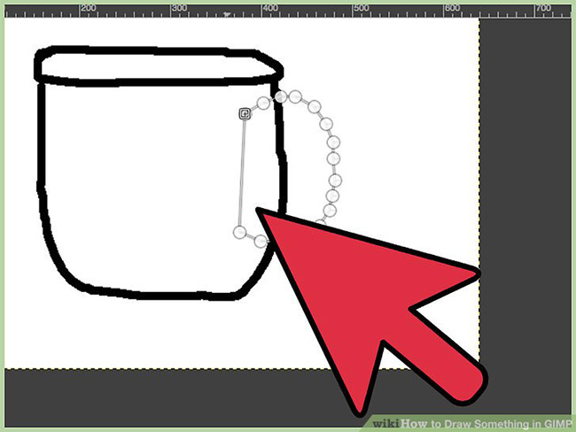 How to draw an object in GIMP Picture 19