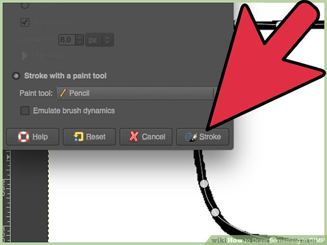 How to draw an object in GIMP Picture 21