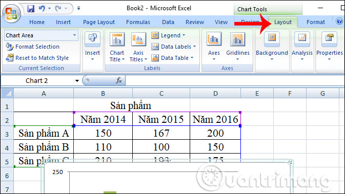 How to draw charts in Excel Picture 6