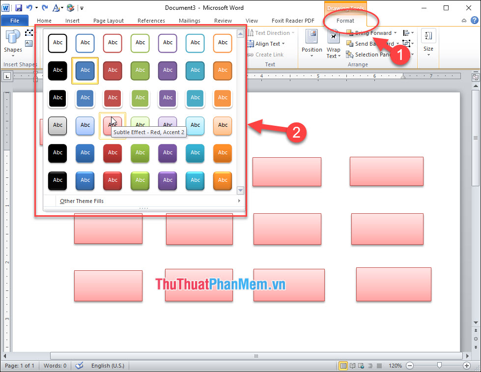 How to draw diagrams in Word Picture 16