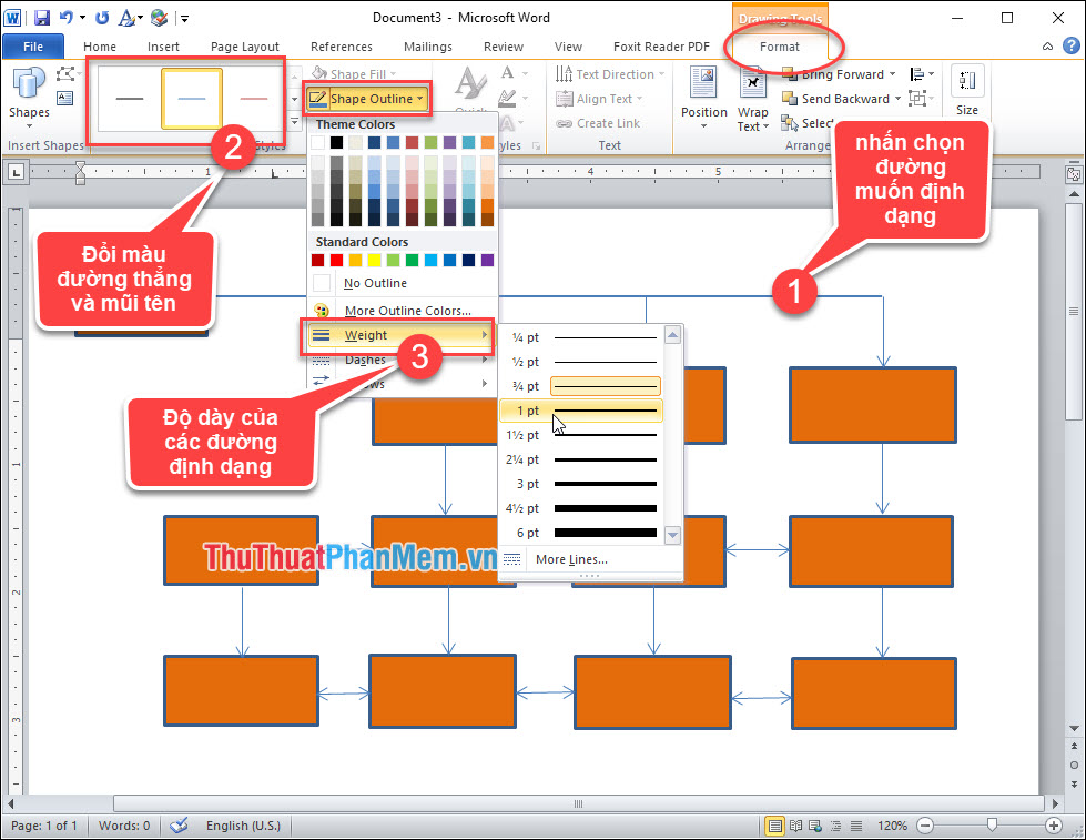 How to draw diagrams in Word Picture 20
