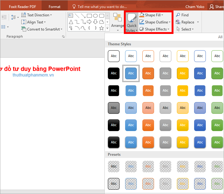 How to draw mind maps using PowerPoint Picture 8