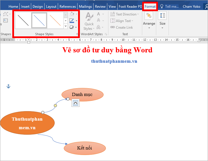 How to draw mind maps with Word Picture 12