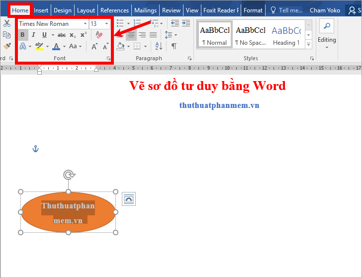 How to draw mind maps with Word Picture 7